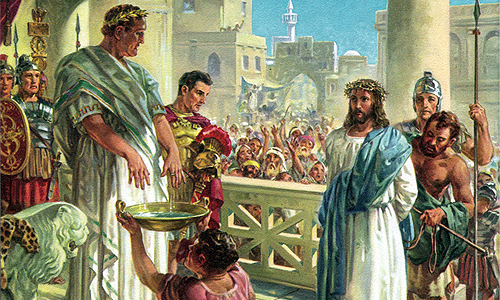 Image result for pontius pilate washing his hands