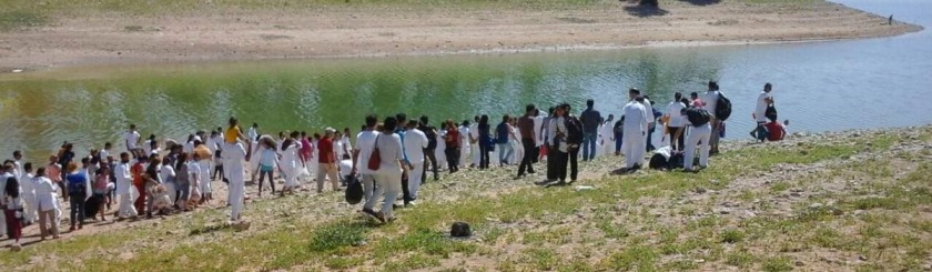 Baptismal service in Iran Photo: Elam Ministries elam.com