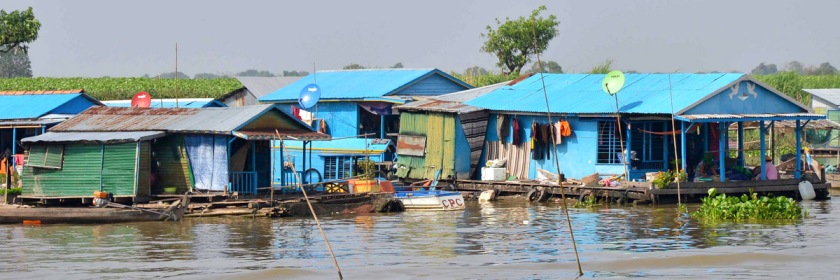 Houseboats on Tonie Sap River in Cambodia Photo: Brian Hoffman/Flickr/Creative Commons