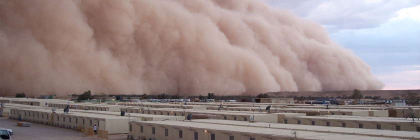 Middle East dust storm. Photo: diogo.saravia/Flickr/Creative Commons