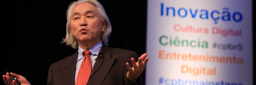 Dr. Michio Kaku speaking in Brazil Photo: by Cristiano Sant' Anna - Campus Party Brasil/Flickr/Creative Commons