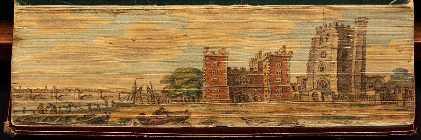 Ancient rendering of Lambeth Palace (L) and St. Mary-at-Lambeth (R) Credit: Boston Public Library/Flickr/Creative Commons