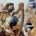 A tapestry of David playing a harp by Peter Paul Rubens (1577-1640) Credit: Wikipedia/Creative Commons