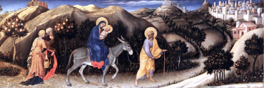 Joseph and Mary traveling to Egypt by Gentile da Fabriano (1370-1427) Credit: jean louis mazieres/Flickr/Creative Commons
