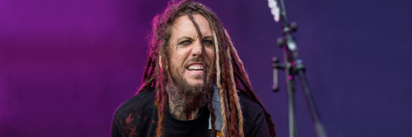 Brian Welch performing with Korn in Hockenheim, Germany in 2014. Credit: Sven Mandel/Wikipedia/Creative Commons