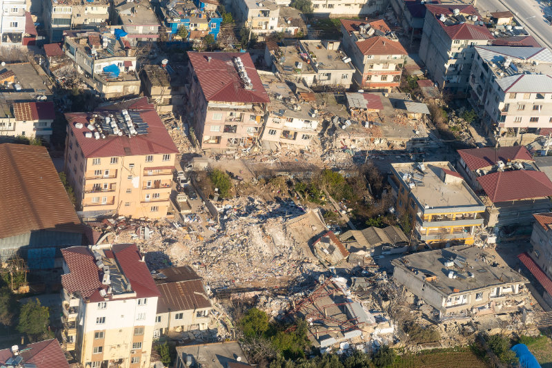 Destruction in Turkey's Hatay province after earthquake struck Turkey and Syria in Feb. 2023