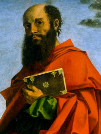 Painting of the Apostle Paul by Bartolomeo Montagna