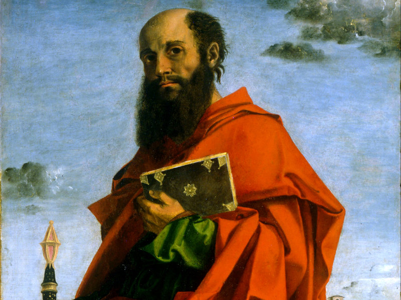 Painting of the Apostle Paul by Bartolomeo Montagna