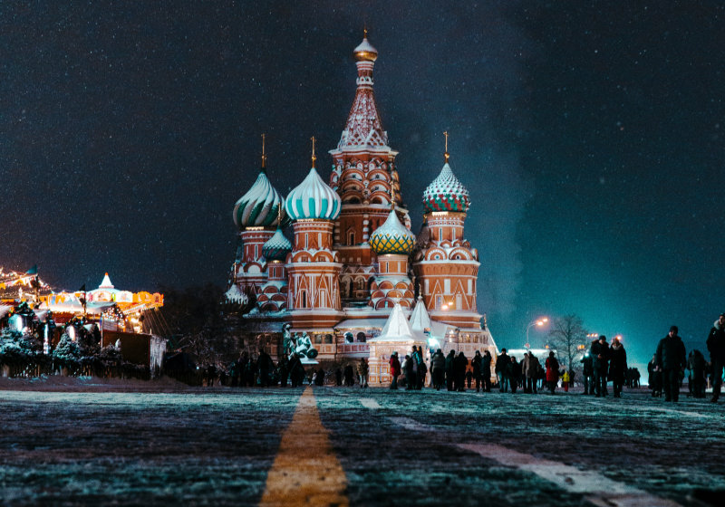 Saint Basil’s Cathedral, Moscow, Russia