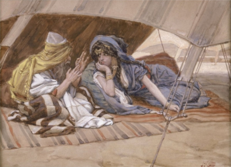 Painting of Abraham and Sarai by James Tissot
